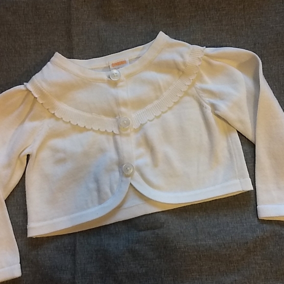 Gymboree Other - Baby Girl White Cardigan * Size 12-18 Months